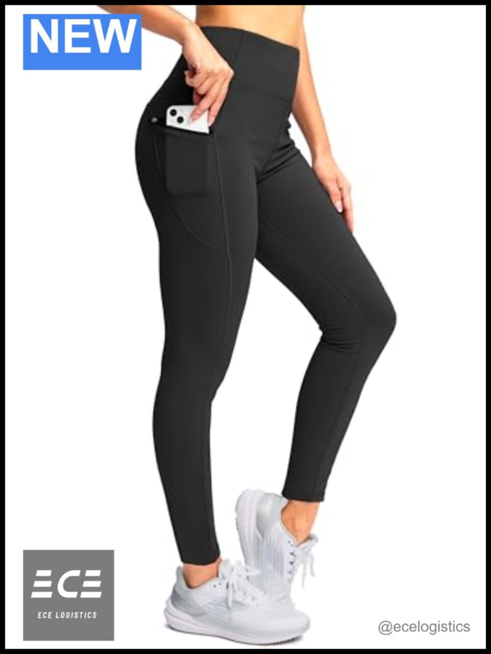 SANTINY Women's Fleece Lined Winter Leggings Water Resistant High Waisted